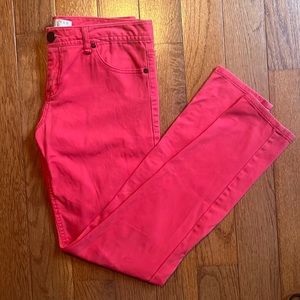 Kenar brand hot pink/ red colored jeans size 27